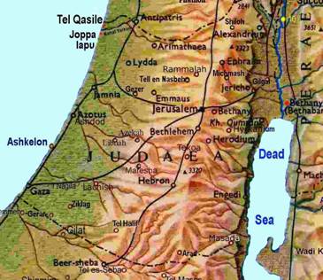 Find Ancient Sites Map of Israel